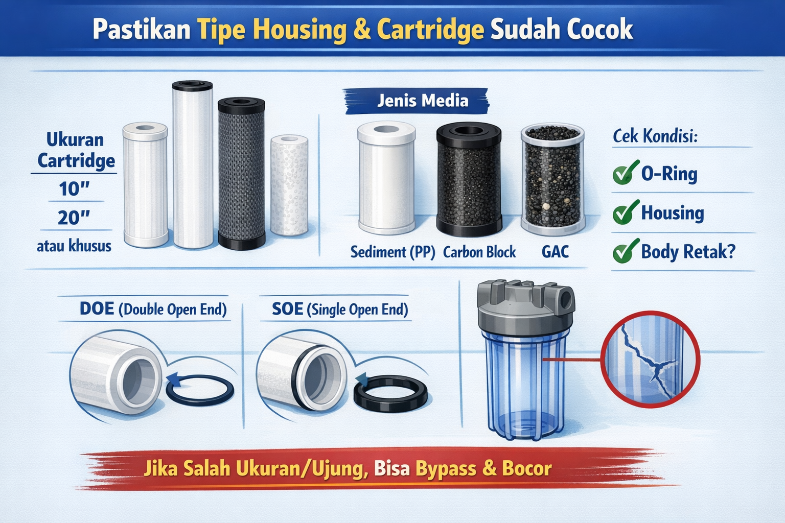 Tips Memasang Cartridge Filter Pentair (Panduan Praktis + Anti Bocor)